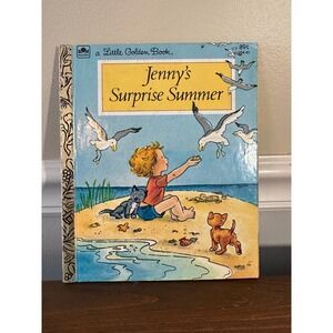 Jenny's Surprise Summer Little Golden Book Eugenie Children's Story Book